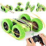OCDAY RC Voiture Télécommandée, 4WD Double Face à 360° Rotation Voiture Telecommandé Tout Terrain, Stunt Car avec Batterie Rechargeable ,2.4GHz Voiture Radiocommandee Jouet Cadeaux pour Enfants