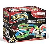LIGHTNING SPEEDY Circuit de Voiture Flexible, modulable et Luminescent Ultra Fun avec Ses 180 Rails - Starter Set